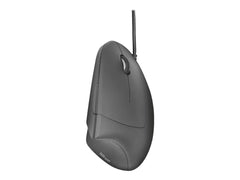 TRUST Souris filaire ergonomique VERTO - Noire