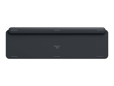 LOGITECH MX Keys S - GRAPHITE - (FRA) - BT - N/A - CENTRAL-419 - PLUS PALMREST