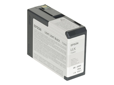 EPSON 5LB T5809 ink cartridge light light black standard capacity 80ml 1-pack