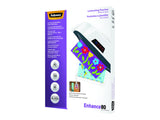 FELLOWES POCHETTES A3-DOS ADHESIF-80 MICRONS