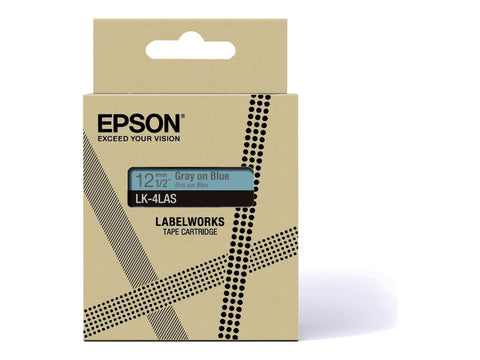 EPSON Colour Tape Blue/Grey 12mm 8m LK-4LAS