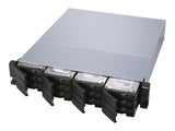 QNAP TL-R1200S-RP 12-bay 2U rackmount SATA JBOD expansion unit redundant PSU