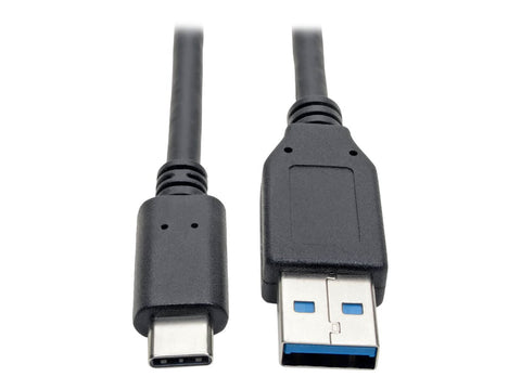 EATON TRIPPLITE USB-C to USB-A Cable M/M USB 3.1 Gen 1 5Gbps Thunderbolt 3 Compatible 6ft. 1.83m