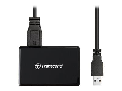 TRANSCEND All-in-1 Multi Memory Card Reader USB 3.0/3.1 Gen 1 Black