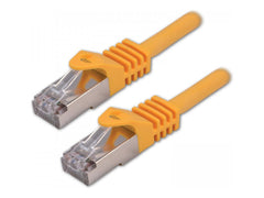 MCL Câble réseau RJ45 100Percent cuivre CAT 7 S/FTP LSZH - 3m Jaune