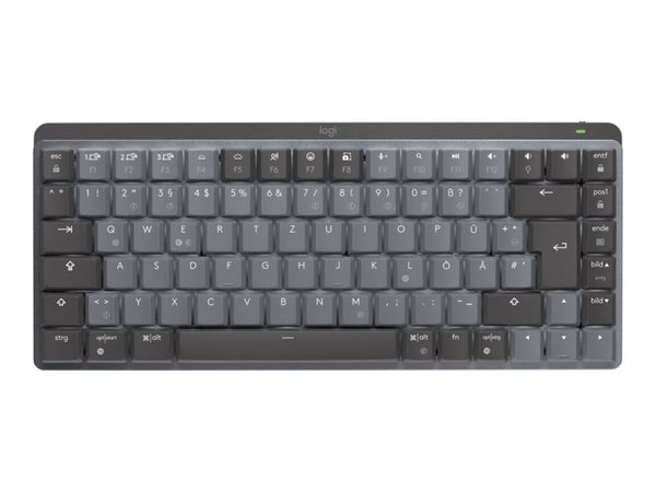 LOGITECH MX Mechanical Mini Minimalist Wireless Illuminated Keyboard - GRAPHITE - (FR) - 2.4GHZ/BT - N/A - CENTRAL - TACTILE