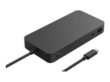 MICROSOFT Surface - Dock Thunderbolt 4 - Station daccueil - 3xUSB-C - 3xUSB 3.2 - Ethernet - Audio Jack - GigE - 165W - Noire