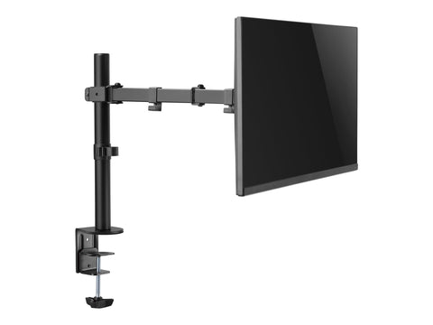 TNB ERGO Line Single Height Adjustable Monitor Stand Screen Pole With Simple Articulation And Height Adjustment