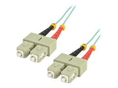 MCL SC/SC Multimode duplex 50/125 OM3 optical fiber - 15m