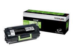 LEXMARK 522XE cartouche de toner noir très haute capacité 45.000 pages pack de 1
