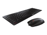 CHERRY STREAM Desktop Recharge Wireless keyboard / mouse set USB black Rechargeable (FR)