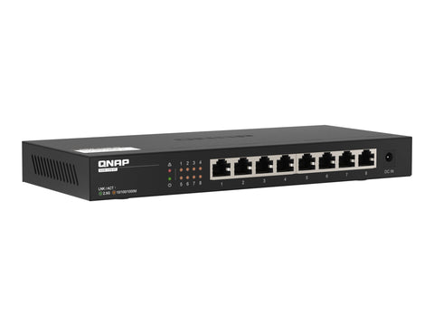 QNAP QSW-1108-8T 8 port 2.5Gbps auto negotiation 2.5G/1G/100M unmanaged switch