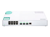 QNAP QSW-308-1C Eight 1GbE NBASE-T ports Three 10GbE SFP+ with shared one 10GBASE-T ports Unmanage Switch 10GbE NBASE-T