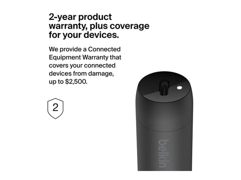 BELKIN 30W USB PD Car Charger With PPS W/PVC C-LTG 1m Black