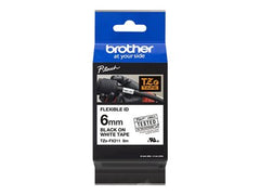BROTHER RUBAN 6mm Noir/Blanc