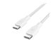 BELKIN 100w USB-C to C Braided 2M White