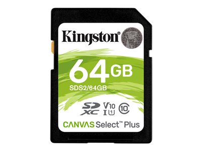 KINGSTON 64GB SDXC Canvas Select Plus
