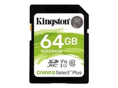 KINGSTON 64GB SDXC Canvas Select Plus