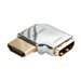 LINDY CROMO HDMI Adapter 90degree Left