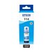 EPSON 1LB 114 EcoTank Cyan ink bottle