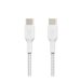 BELKIN USB-C to USB-C Braided PVC White