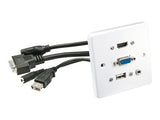 LINDY Wall plate VGA/HDMI/USB/3.5mm