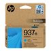 HP 937e EvoMore Cyan Org Ink Cartridge
