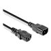 LINDY 1m IEC C14 an IEC C13 Mains Cable