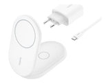 BELKIN Qi2 15w Magnetic 2in1 Stand White