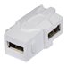 LINDY USB-A/A Double Female keystone