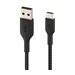 BELKIN Câble tressé USB-A USB-C 2m noir