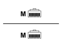MCL CAT 6 F/UTP patch cable - 0.3m Black