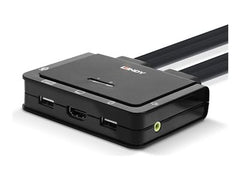 LINDY 2 Port HDMI 18G KVM Switch