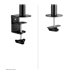 NEOMOUNTS Flat Desk Mount 2 screens Blk