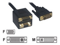 MCL Adaptateur en cÃ¢ble DVI-I mÃ¢le