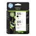 HP 305 2-Pack Tri-color/Black Original I