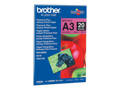 BROTHER Papier brillant A3 20 f