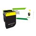LEXMARK yellow toner 1K