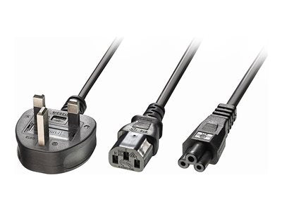 LINDY 2.5m UK 3 Pin Plug to 1x C13