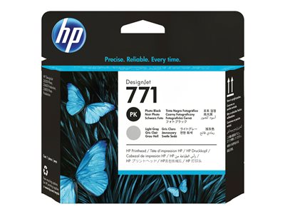 HP 771 printhead Photo black + light gra