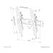 NEOMOUNTS WL35S-850BL14 Wall Mount