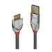 LINDY 0.5m USB 3.0 A/Micro-B Cable Cromo
