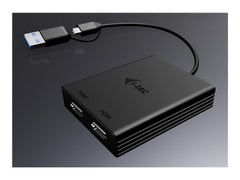I-TEC USB-A/USB-C Dual 4K DP Video Ada.