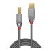LINDY 1m USB 2.0 Type A/B Cable Cromo