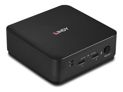 LINDY 2 Port Type C Dual HDMI 4K60 KVM