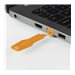 LINDY RJ45 Port Locks ORANGE 20pcs.