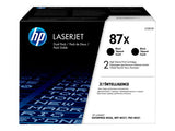 HP 87X LaserJet Toner cartouches Noir 2p