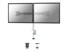 NEOMOUNTS Flat Desk Mount 2 screens Silv