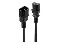LINDY 0.5m IEC C14 to IEC C13 Mains Cbl
