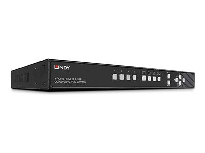 LINDY 4 Port HDMI 4K Quad View KVM